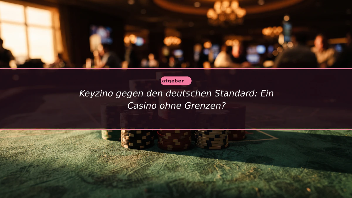 Keyzino gegen den deutschen Standard: Ein Casino ohne Grenzen?