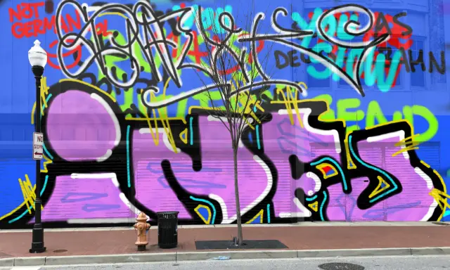 Graffiti artwork by infu