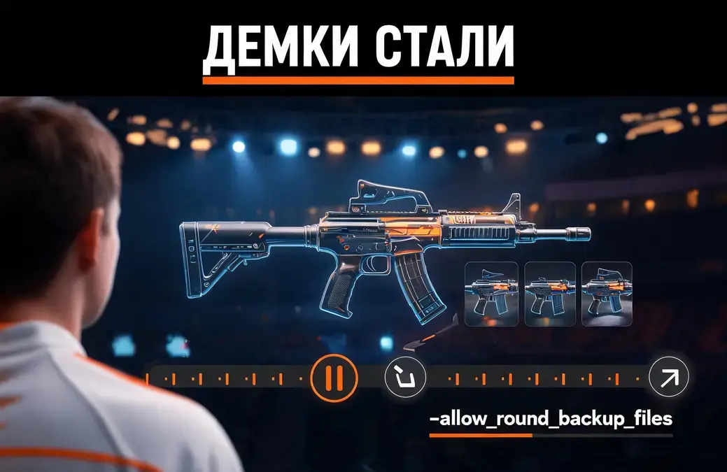 Valve упростила просмотр демок CS2 и обновила анимации AUG