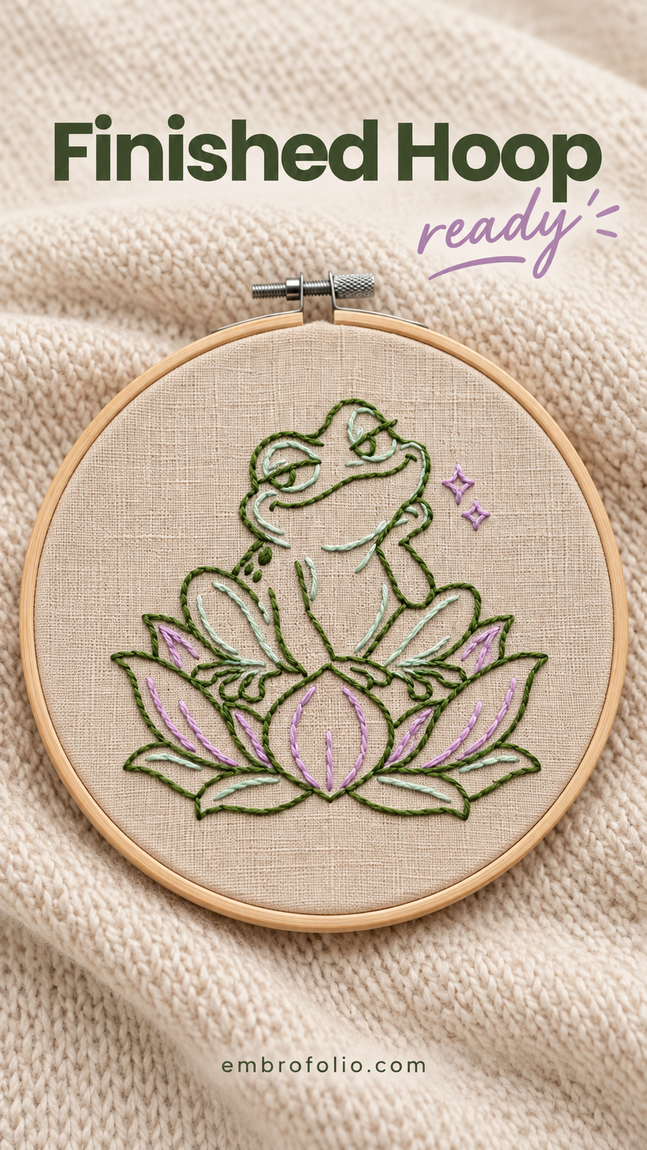 Smug Frog on Lotus Pinterest image preview
