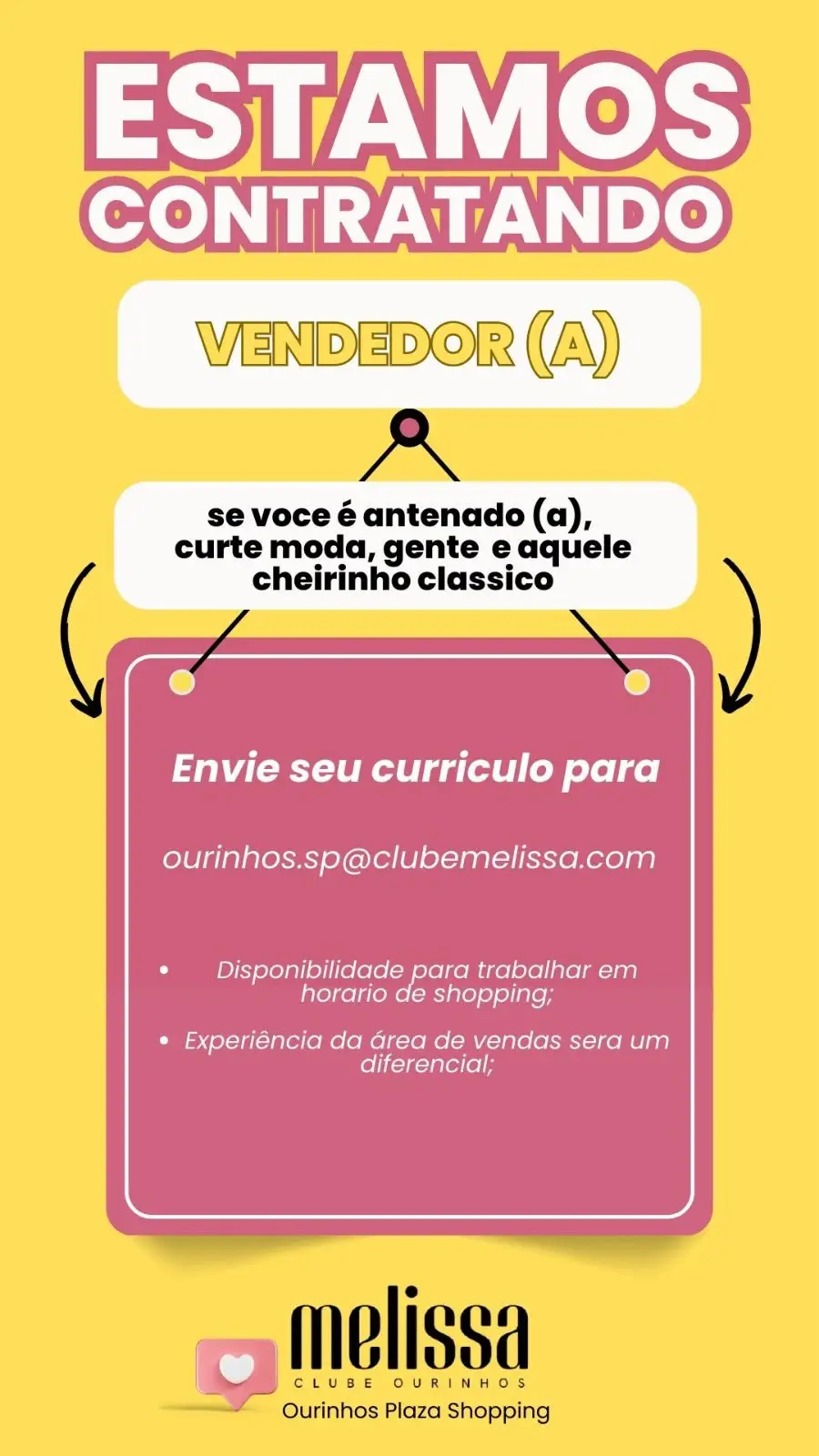 Vaga Para Vendedor