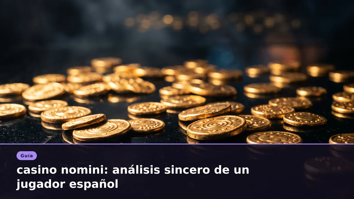 casino nomini: análisis sincero de un jugador español