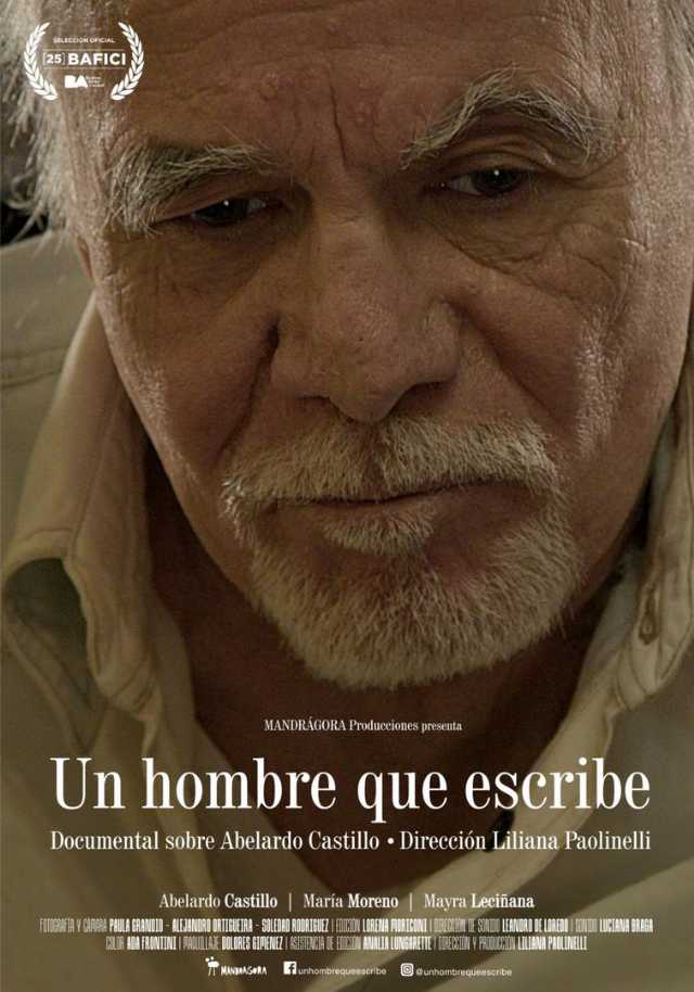 Póster de Un hombre que escribe