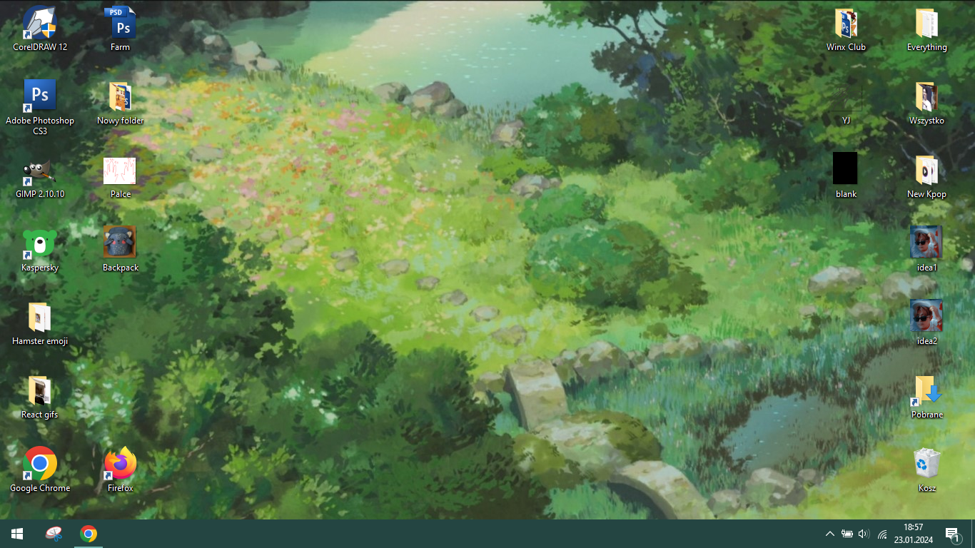 How is your desktop wallpaper/homescreen layout look like? | Hallyu+