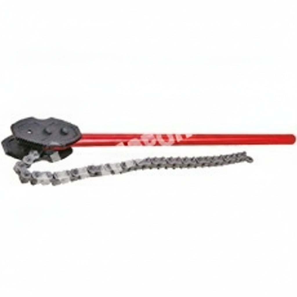 Pipe Chain Wrench, 150mm Cap, 1000mm Long Handle