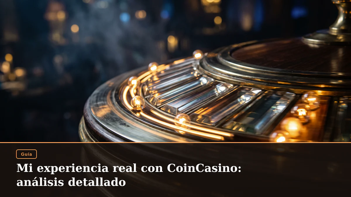 Mi experiencia real con CoinCasino: análisis detallado