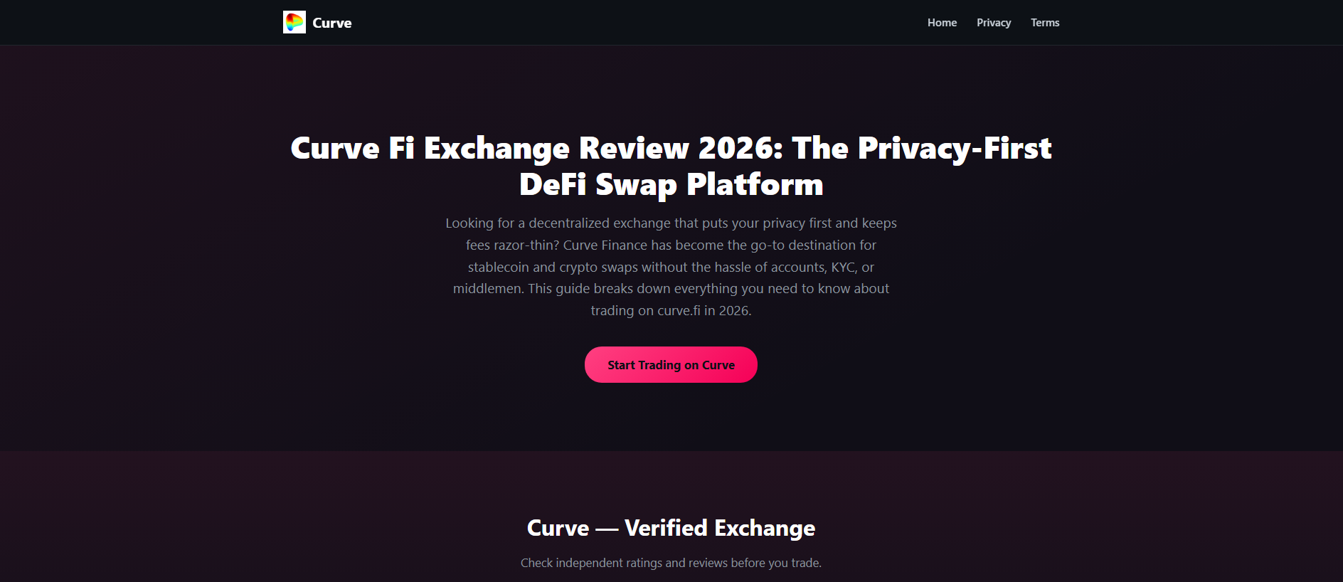 Stored capture of curve-info.to