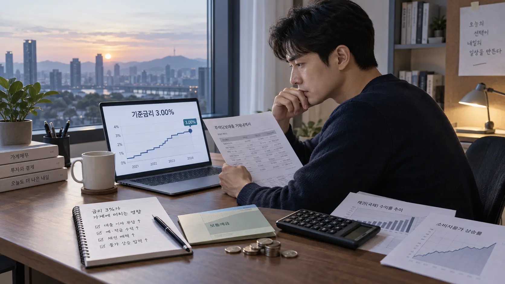 한국은행 기준금리 3% 인상 배경과 성장률 상승 흐름