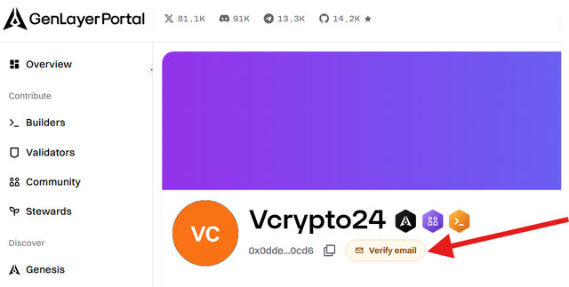 verify email