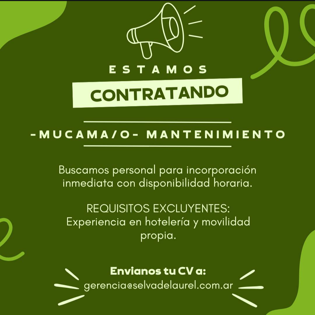 Se Busca Mucama / o en Puerto Iguazú