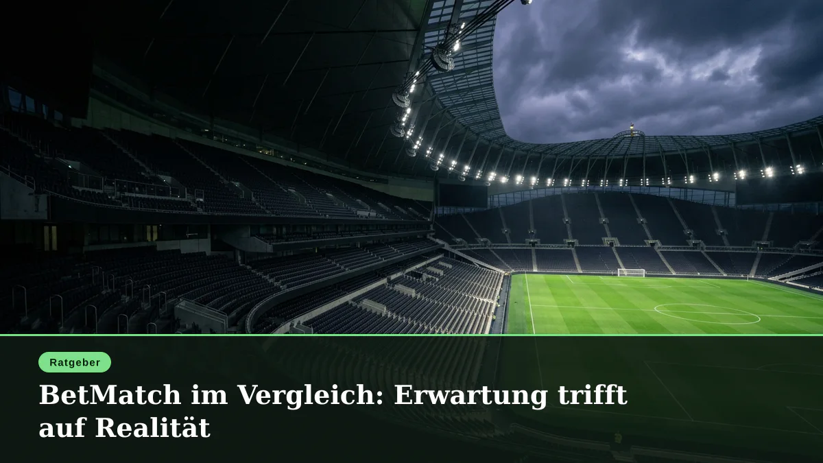 BetMatch im Vergleich: Erwartung trifft auf Realität