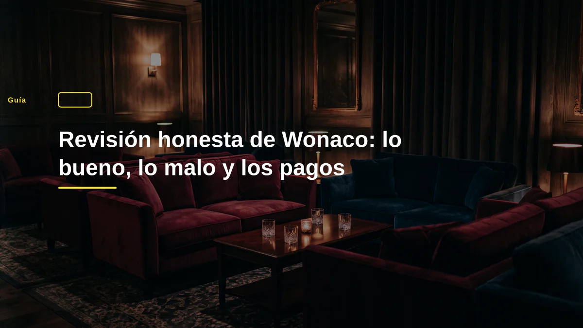 Revisión honesta de Wonaco: lo bueno, lo malo y los pagos