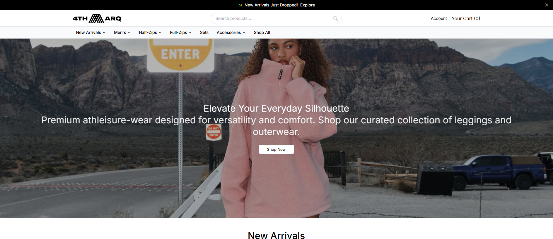 Stored capture of arqwear.shop
