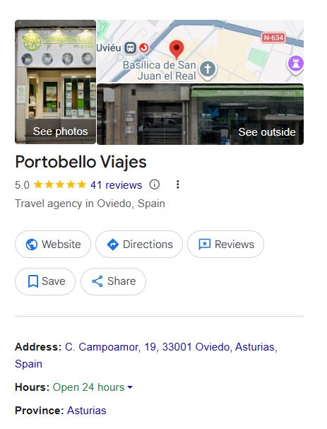 Portobello Travels Google Business
