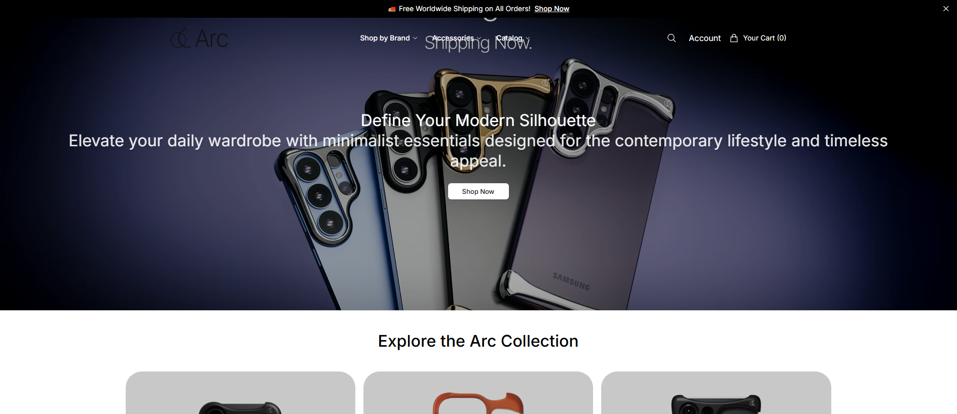 Stored capture of arclis.shop