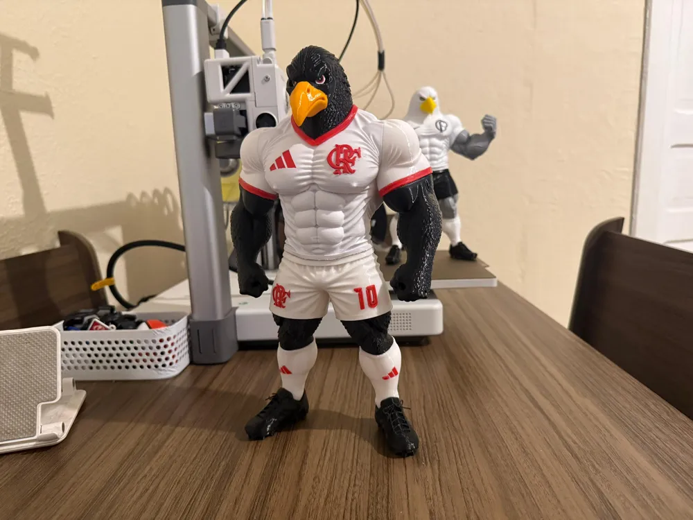 Mascote Flamengo — modelo 3D da Central do Empreendedor 3D