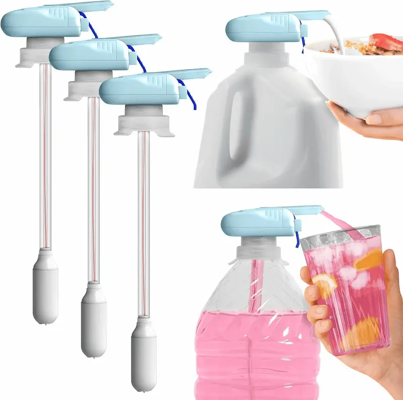 Amazon Kitchen Find: Hands-Free Drink Dispenser for Mess-Free Milk & Juice Pouring 🥛