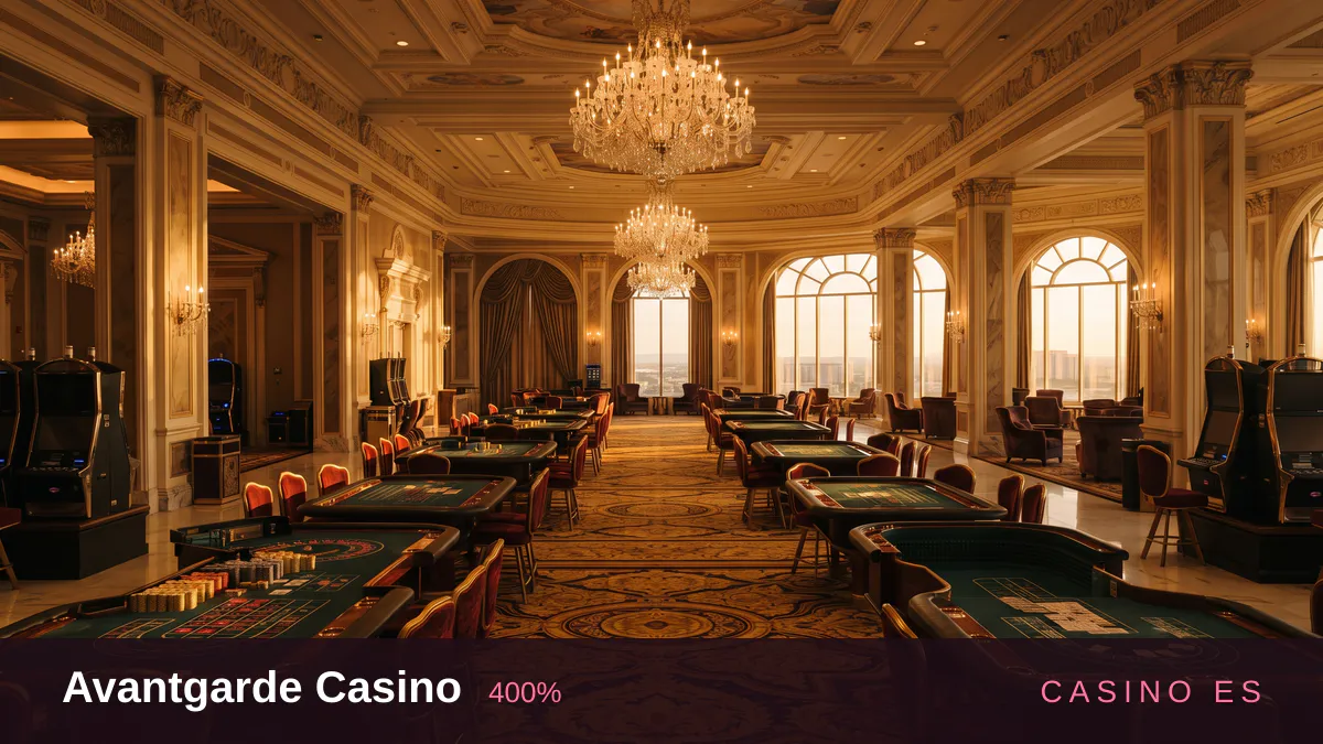 Avantgarde Casino — bono de bienvenida 400%, pagos: Visa, Mastercard, Skrill, Neteller, Boleto