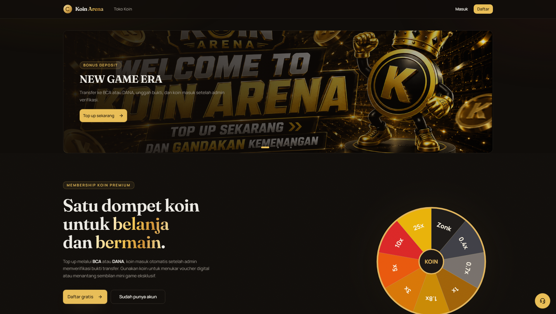Stored capture of koinarena.xyz