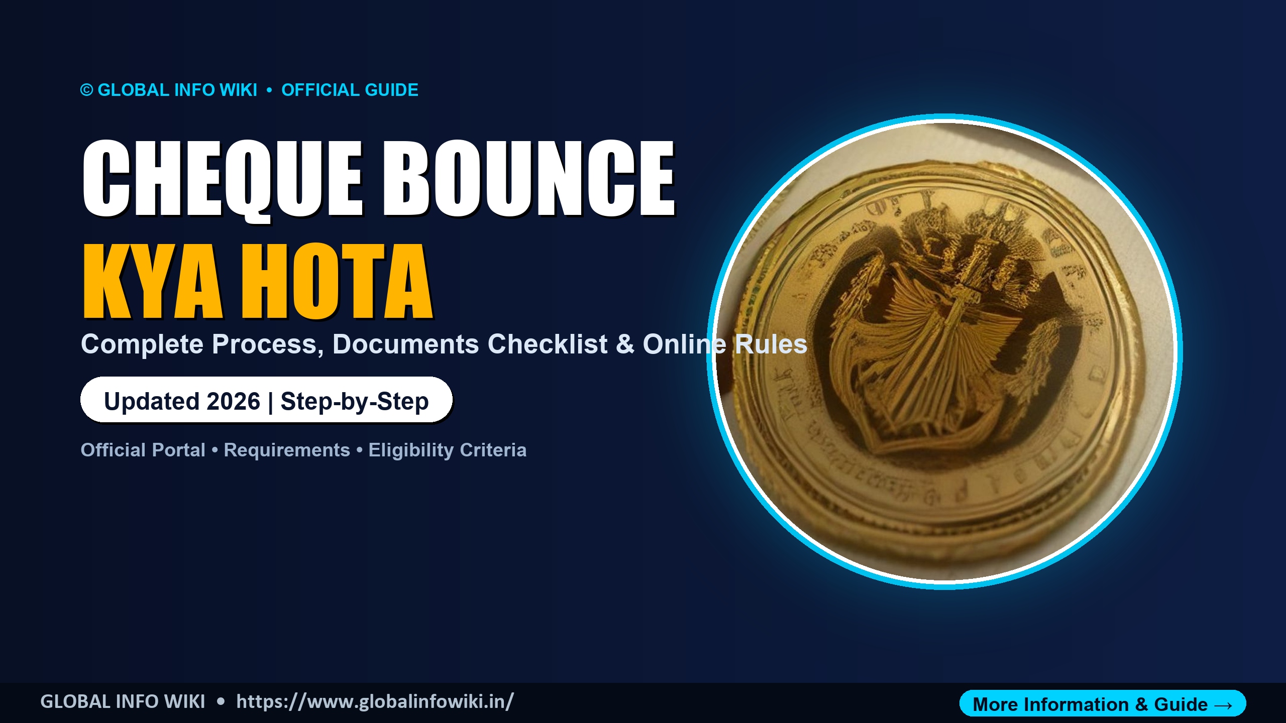 Cheque Bounce Kya Hota Hai — Legal Notice Process Penalty & Court Case Section 138 NI Act Cheque Bounce Kya Hota Hai — Legal Notice Process Penalty & Court Case Section 138 NI Act