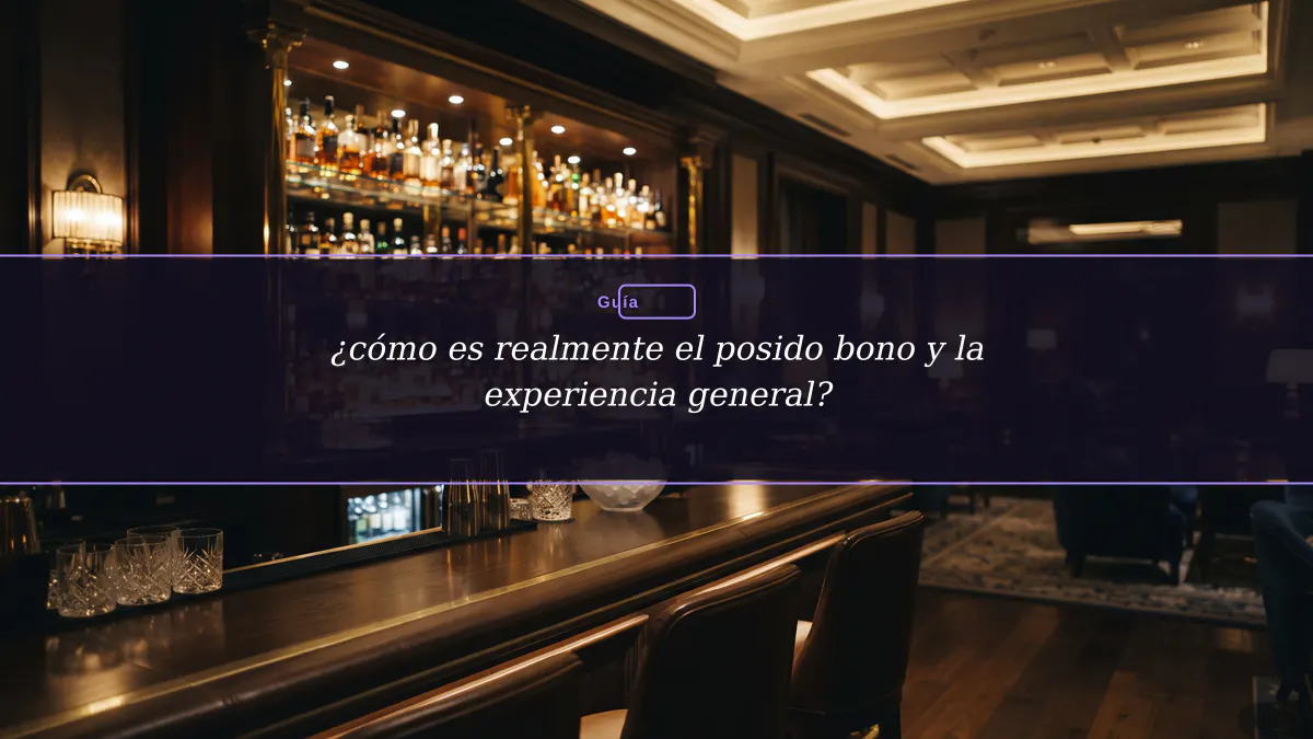 ¿cómo es realmente el posido bono y la experiencia general?