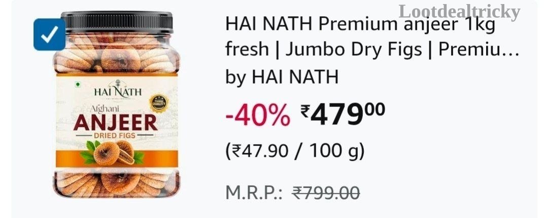 Fast Anjeer 1kg | Huge Savings Offer