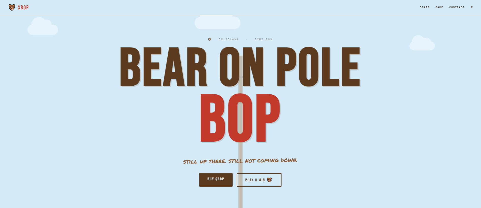 Forensic screenshot of bearonpole.com showing the phishing page layout