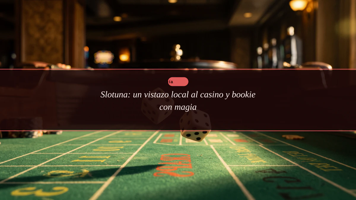 Slotuna: un vistazo local al casino y bookie con magia