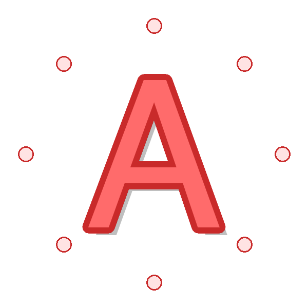 字母A源图