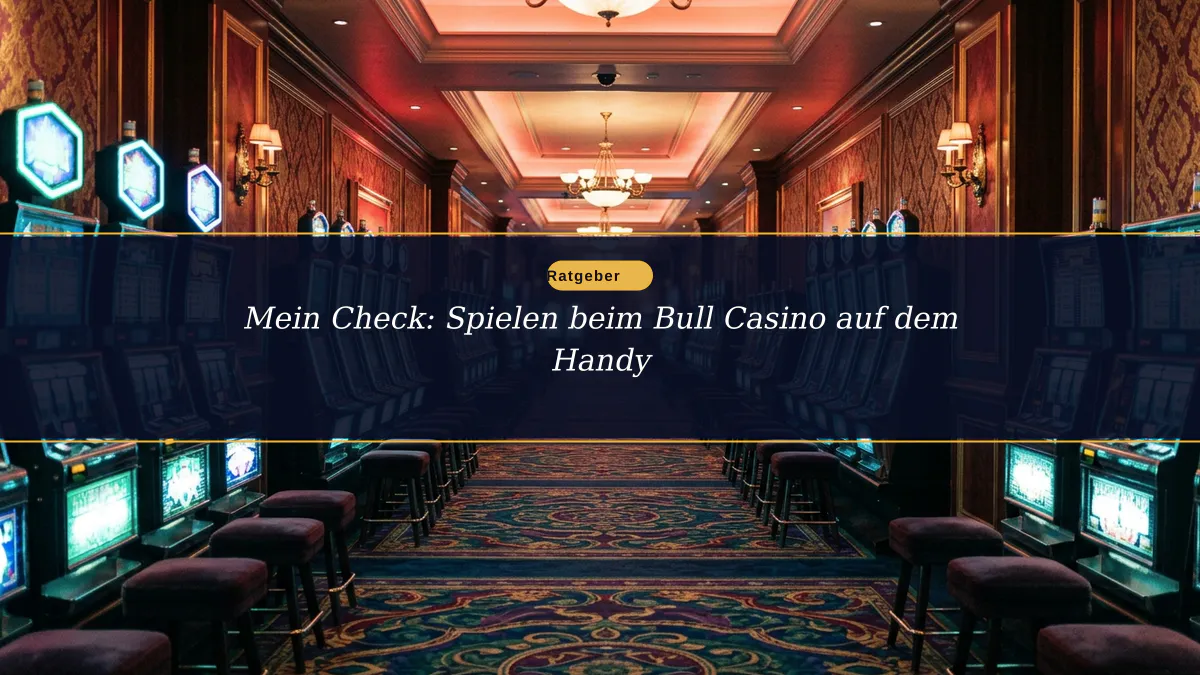 Mein Check: Spielen beim Bull Casino auf dem Handy