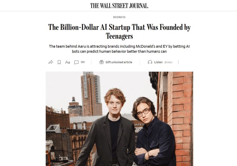 창업 9개월, ARR $10M 미만으로 유니콘 딱지를 단 회사 Aaru