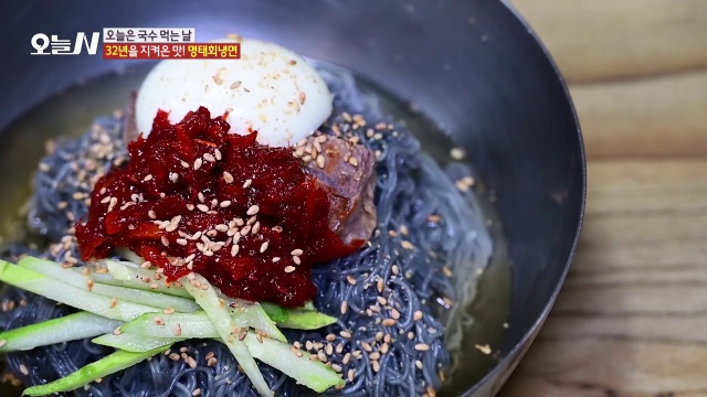 오늘N 32년 명태회냉면 캡처