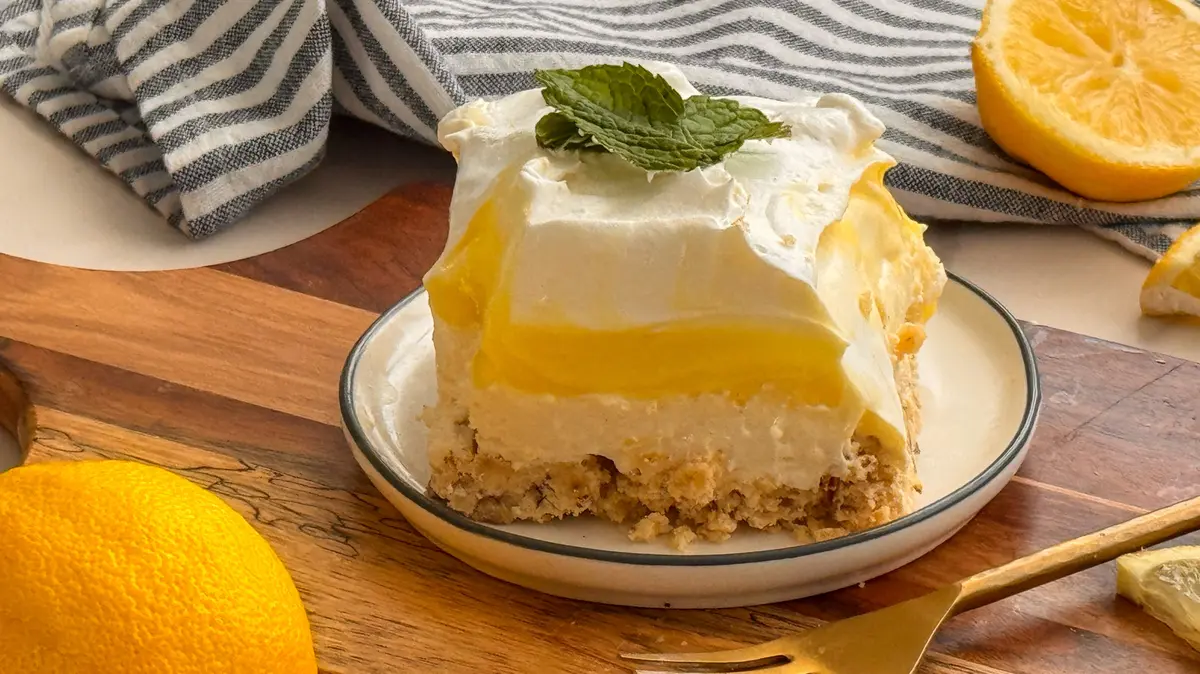 Old-Fashioned Lemon Lush Offers Comfort and Classic Flavor