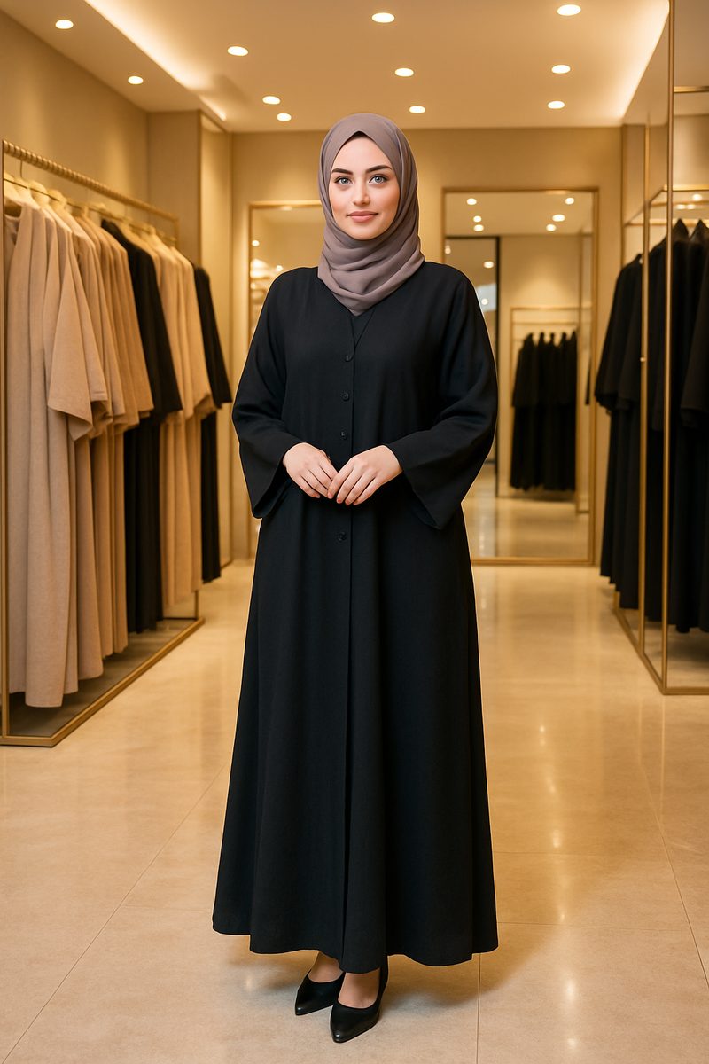 موديل عباية خليجية أنيقة بالصور