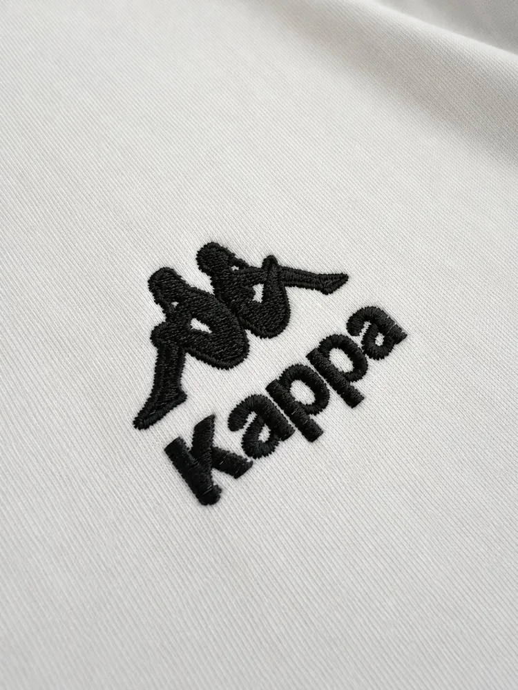 Костюм Kappa білий з чорним лампасом