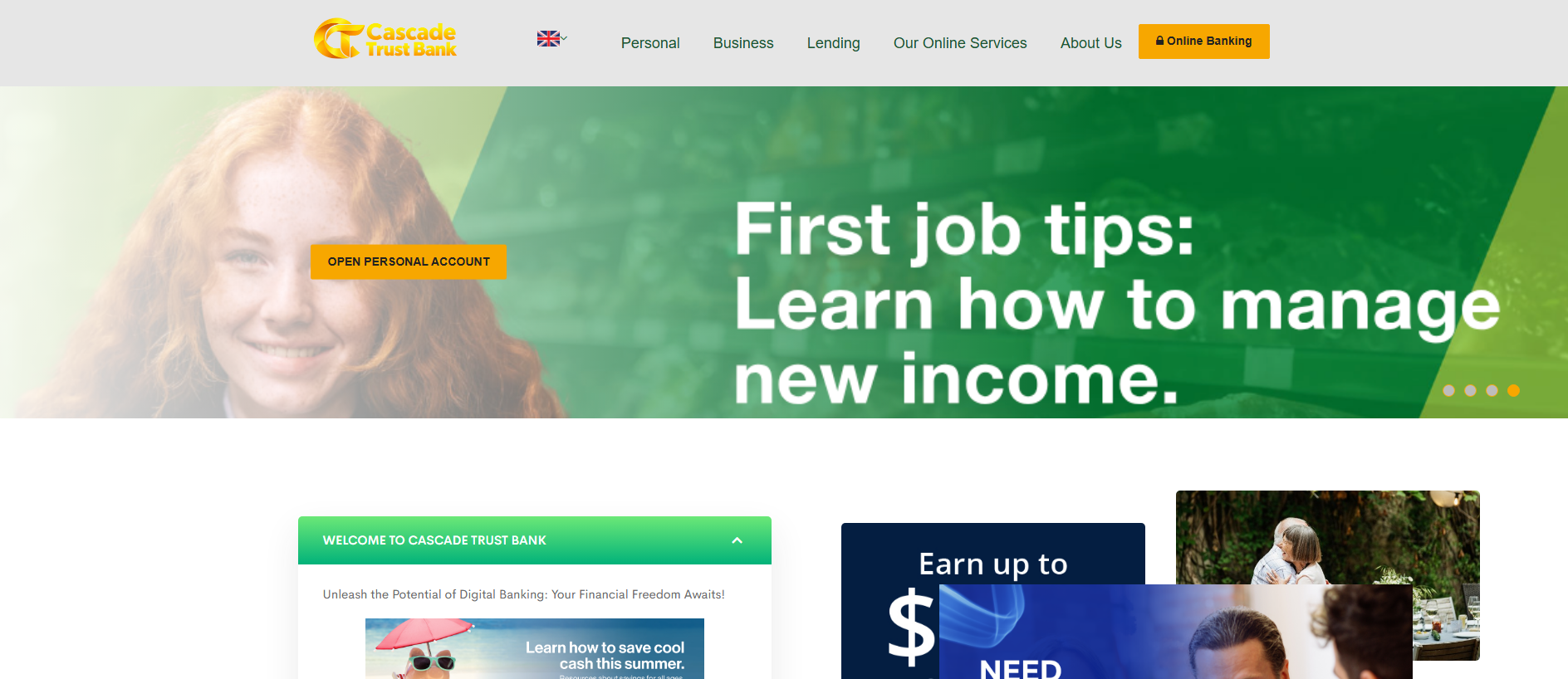 Сохранённый снимок cascadetrustbank.online