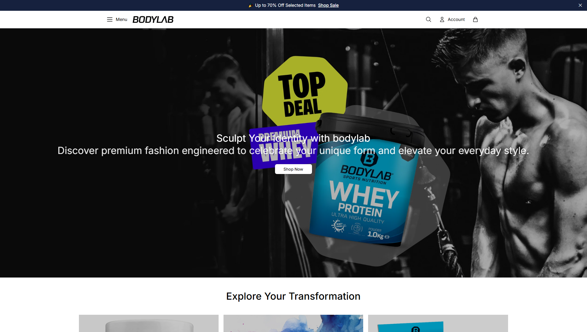 Stored capture of bodisync.shop