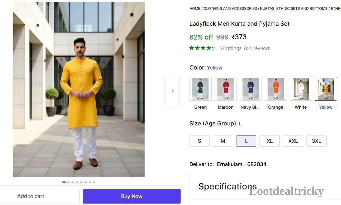 men S Kurta – Just ₹373 | Huge Savings Offer men S Kurta – Just ₹373 | Huge Savings Offer