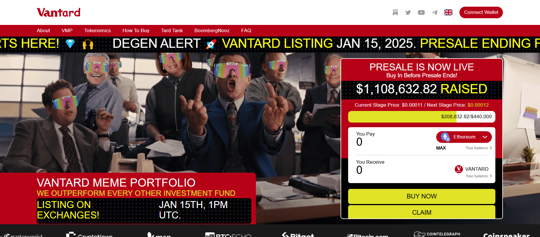 Screenshot of en-vantard.pages.dev