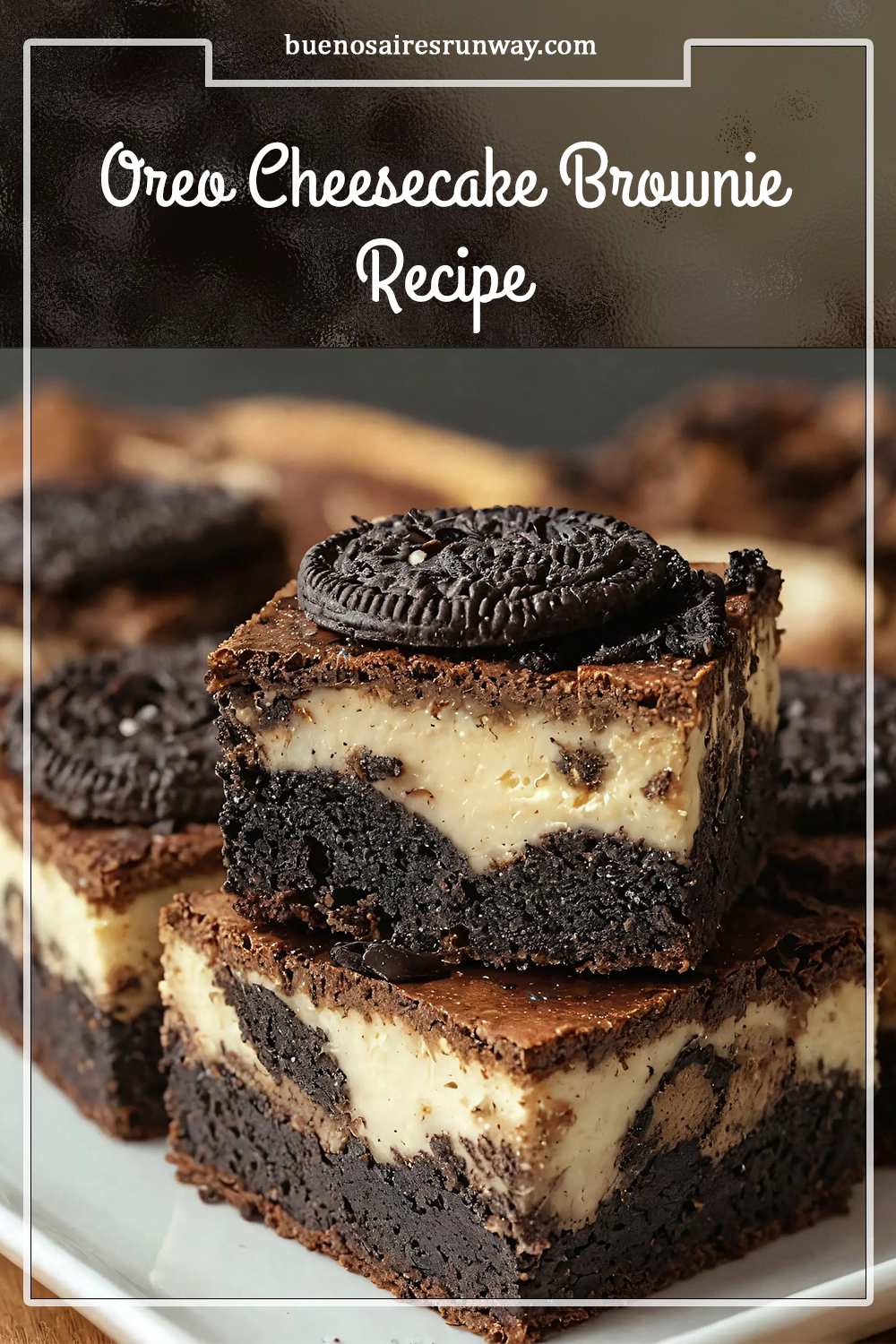 Oreo Cheesecake Brownie Recipe