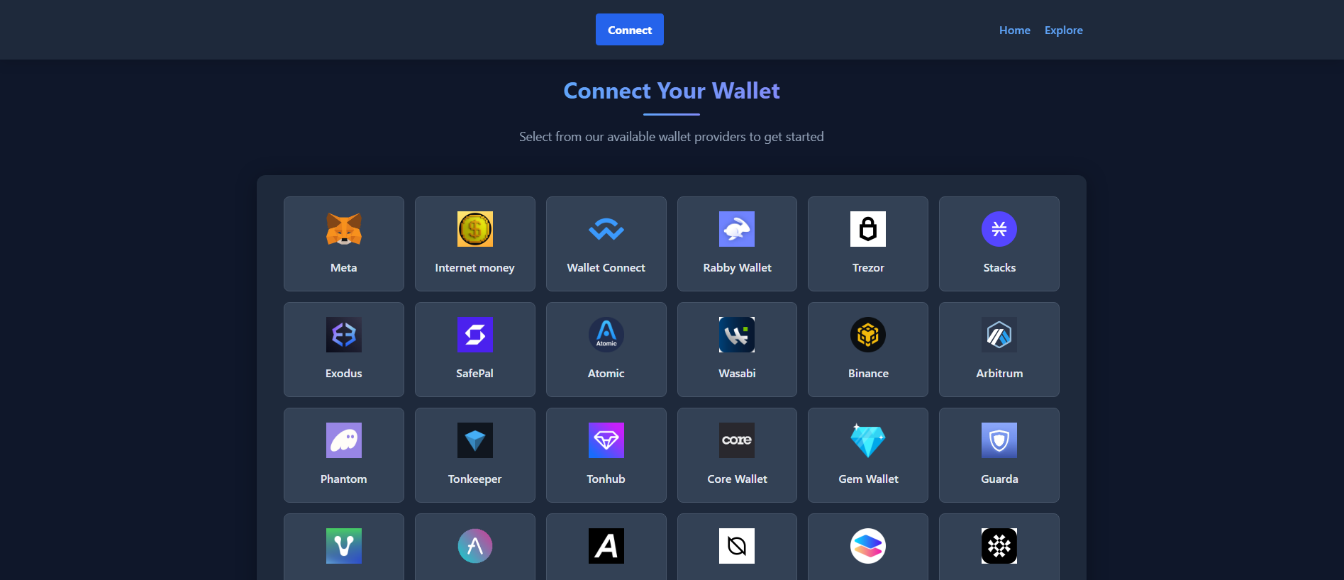 Stored capture of zkxwallet-extension.com