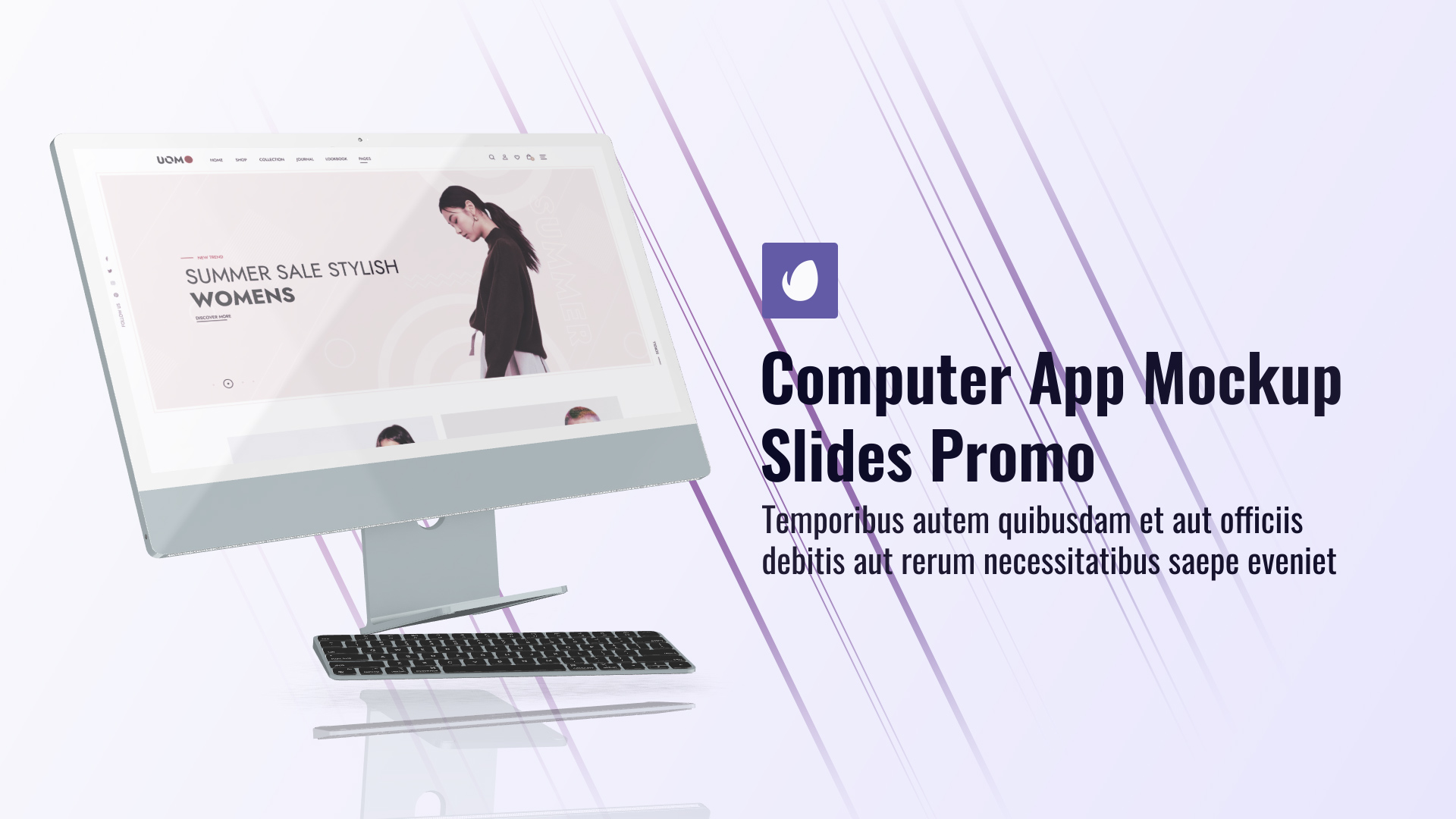 Desktop Promo Website Presentation Desktop Promo Website Presentation