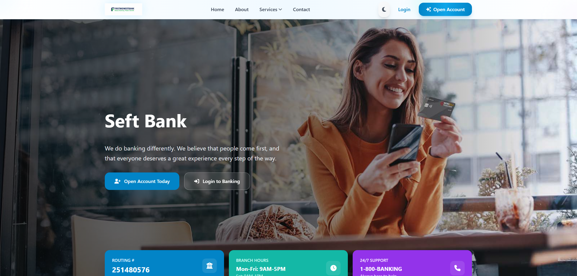 Screenshot of firstmidwestsbank.com