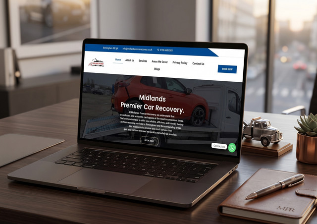 Midland Premier Recovery website design