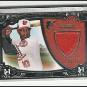 2015 Topps Museum Collection Momentous Material Adam Jones Patch /50