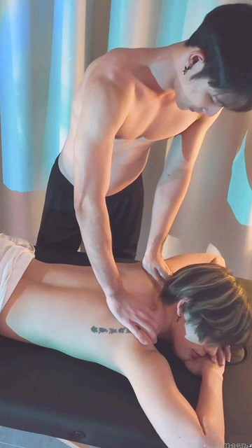 网红鲜肉poppyolf 与按摩师男友激情啪啪