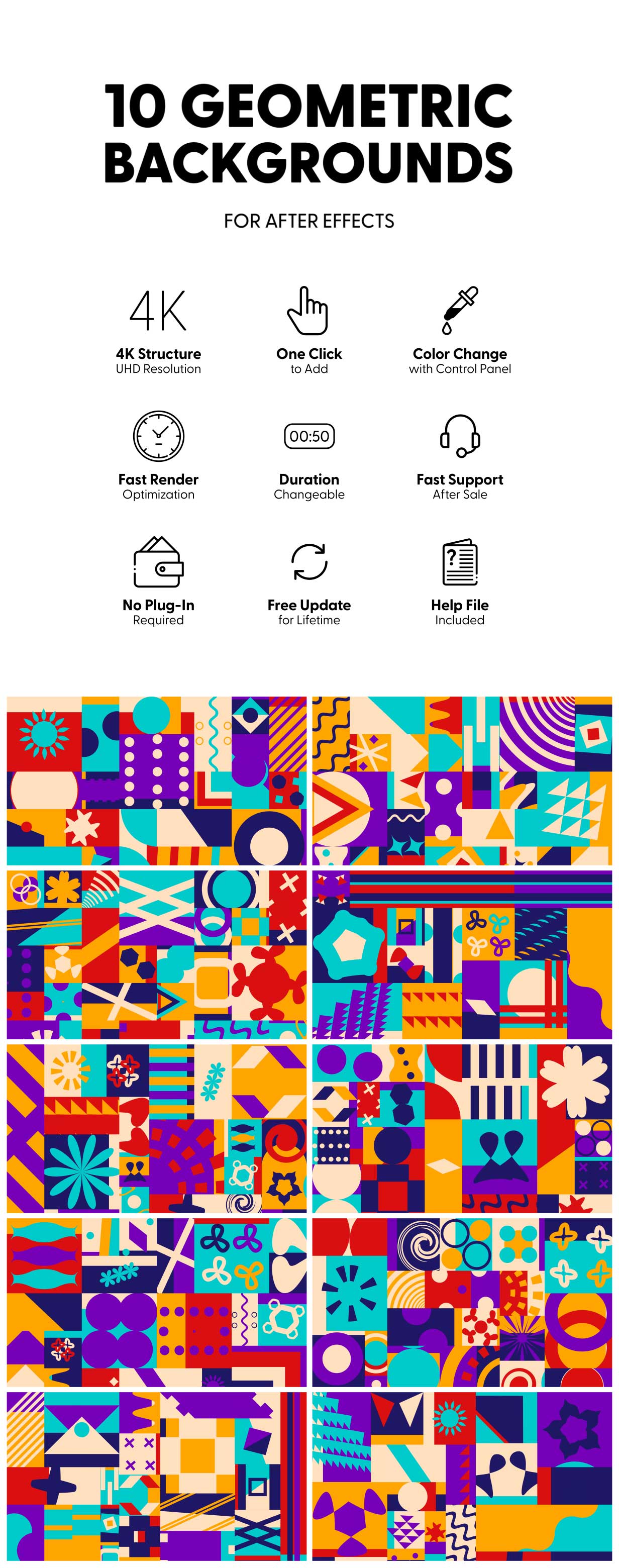 Geometric Backgrounds - 2