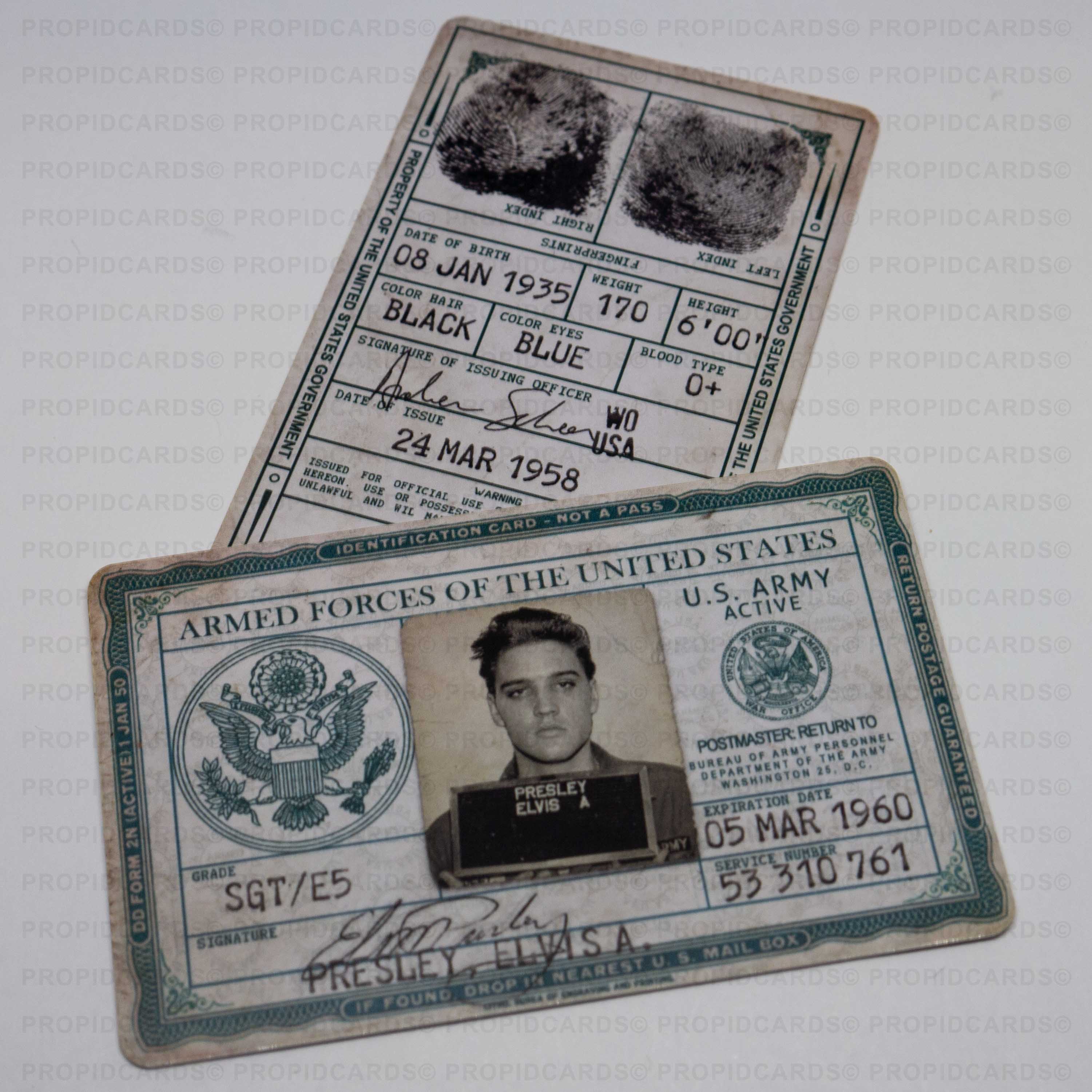 Commando US Army Special Forces Military ID Card Colonel Sdr ec