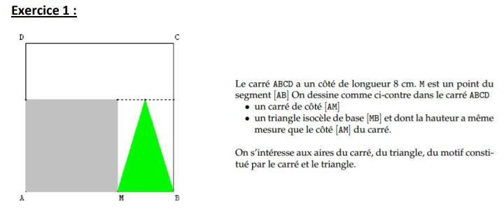 carré ABCD