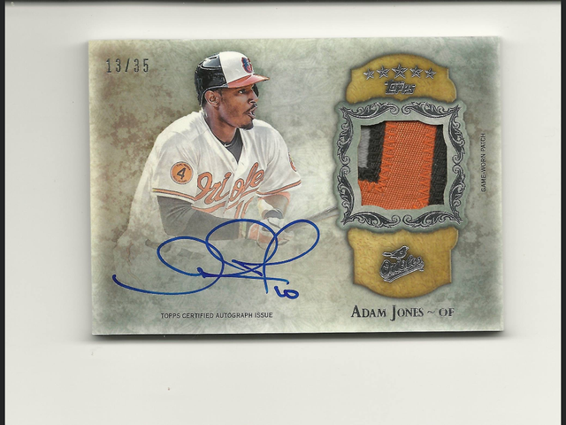 2014 Topps Five Star Adam Jones Patch Autograph /35.png